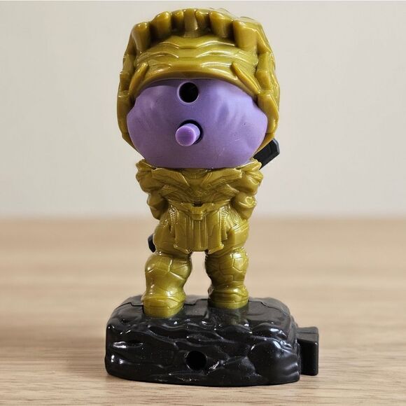 McDonald's Avengers Armor Thanos Collectible Figure Spinning Sword Marvel Comics - Picture 2 of 4